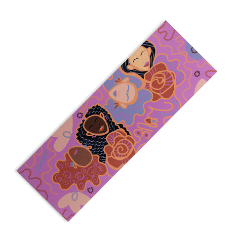 Leeya Makes Noise Pink Ladies of Love Yoga Mat