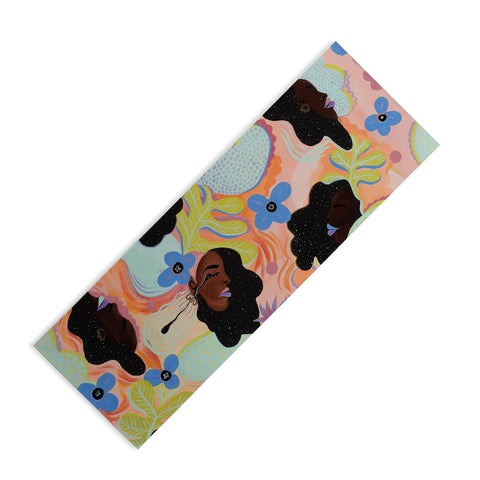 Leeya Makes Noise Pools of Us Coral Botancials Yoga Mat