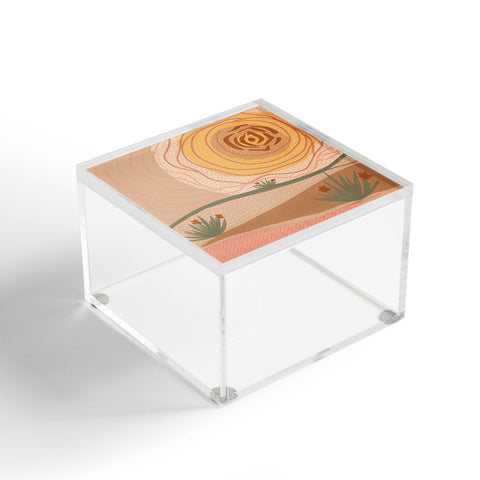 Leeya Makes Noise Rosy Sun and Hills Acrylic Box