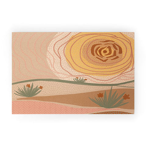 Leeya Makes Noise Rosy Sun and Hills Welcome Mat