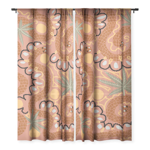 Leeya Makes Noise Snakes and Dope Flowers Sheer Non Repeat