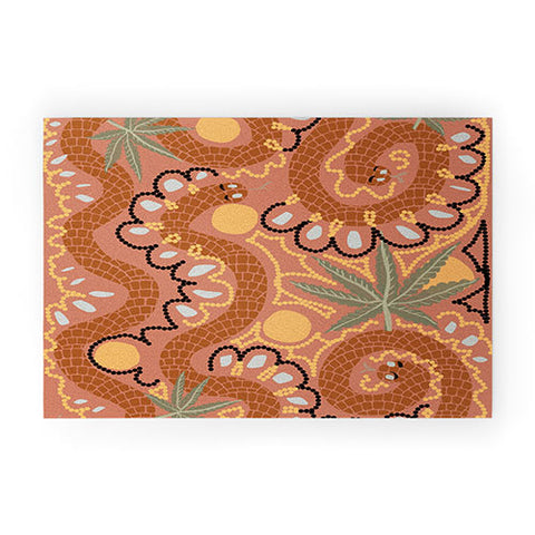 Leeya Makes Noise Snakes and Dope Flowers Welcome Mat