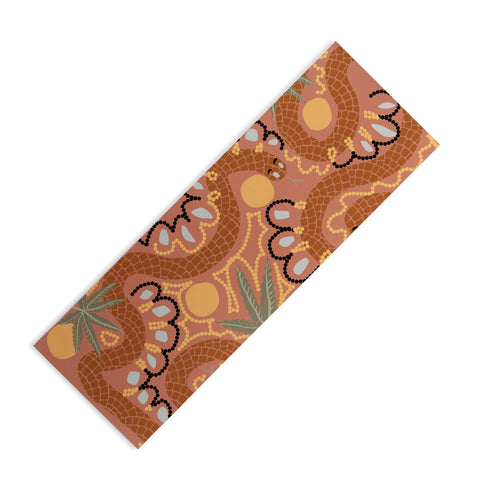 Leeya Makes Noise Snakes and Dope Flowers Yoga Mat