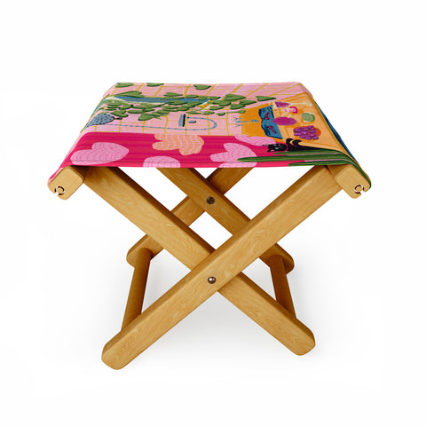 Leeya Makes Noise Soak Relax Folding Stool