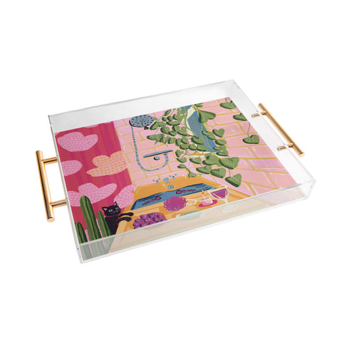 Leeya Makes Noise Soak Relax Acrylic Tray