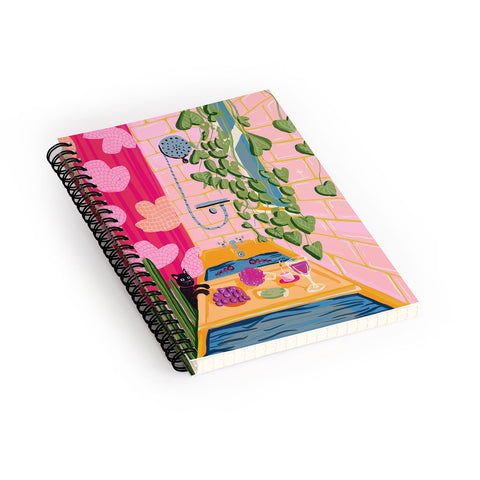 Leeya Makes Noise Soak Relax Spiral Notebook