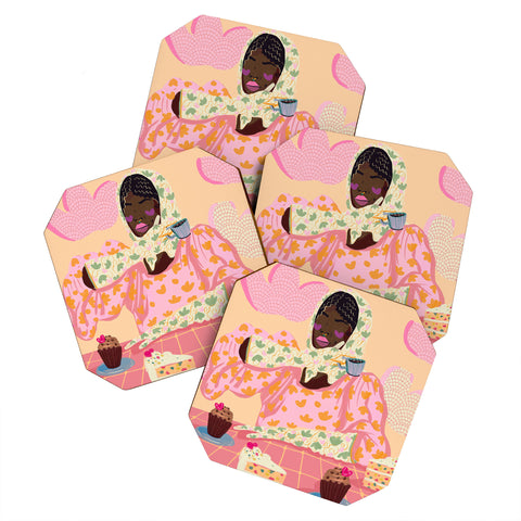 Leeya Makes Noise Sweet and Elegant Coaster Set