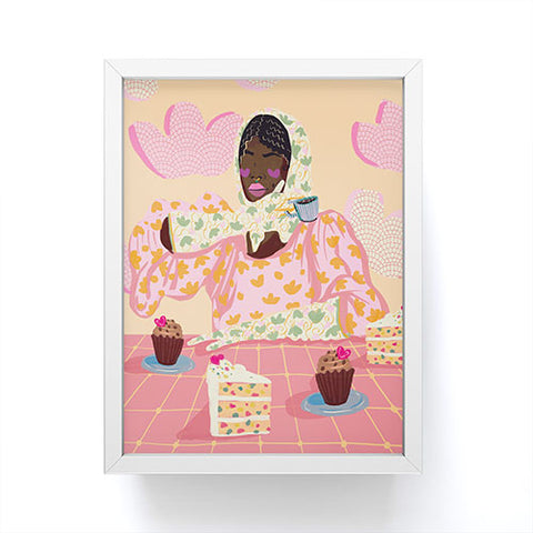 Leeya Makes Noise Sweet and Elegant Framed Mini Art Print