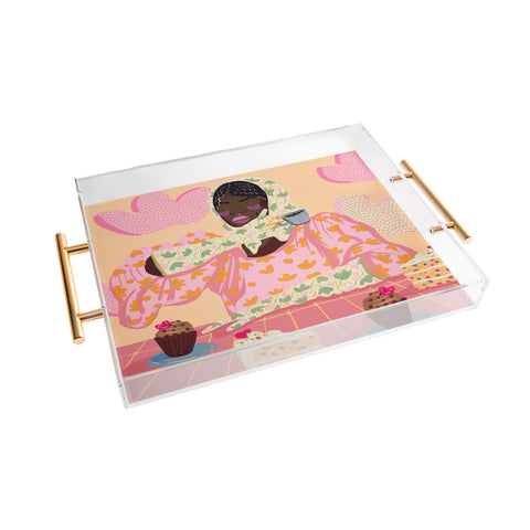 Leeya Makes Noise Sweet and Elegant Acrylic Tray