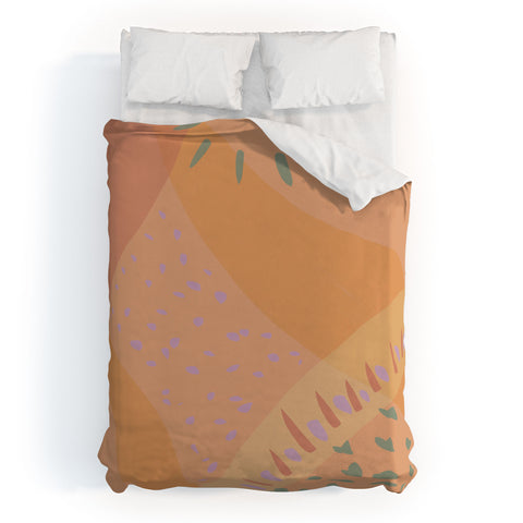 Leeya Makes Noise Tuscan Sunrise Duvet Cover
