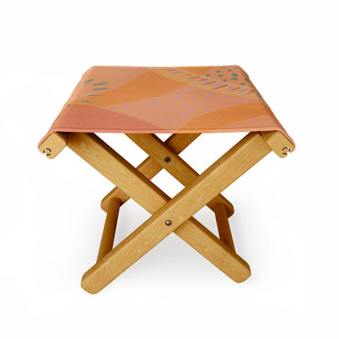 Leeya Makes Noise Tuscan Sunrise Folding Stool