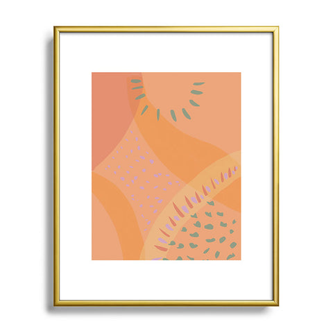 Leeya Makes Noise Tuscan Sunrise Metal Framed Art Print