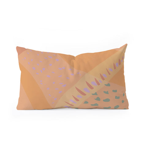 Leeya Makes Noise Tuscan Sunrise Oblong Throw Pillow