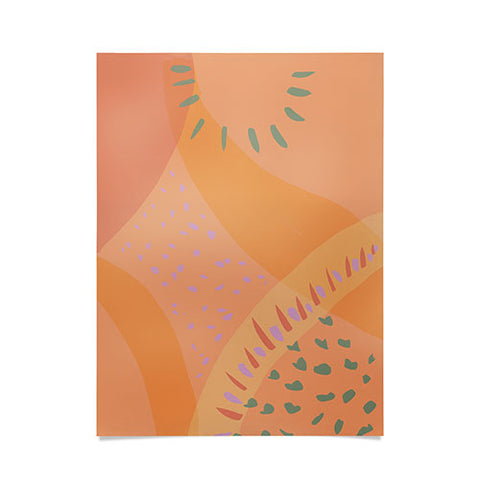 Leeya Makes Noise Tuscan Sunrise Poster