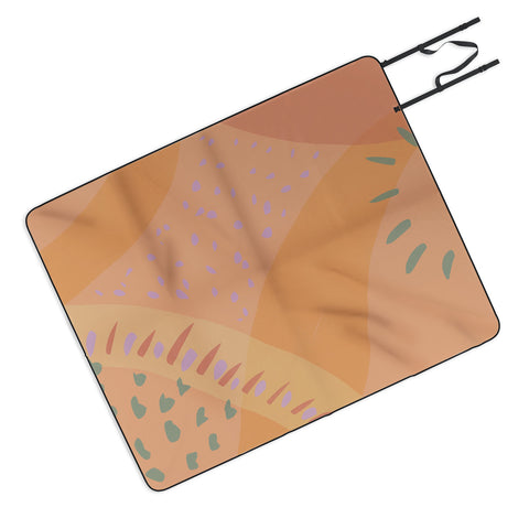 Leeya Makes Noise Tuscan Sunrise Picnic Blanket