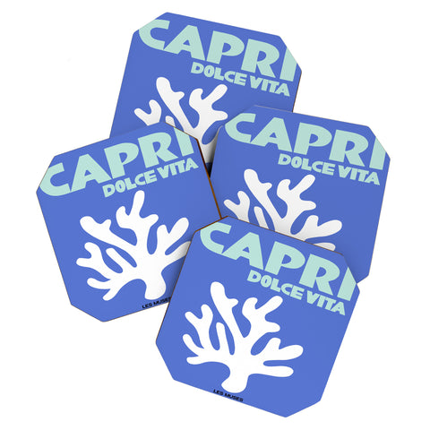 les muses capri dolce vita Coaster Set