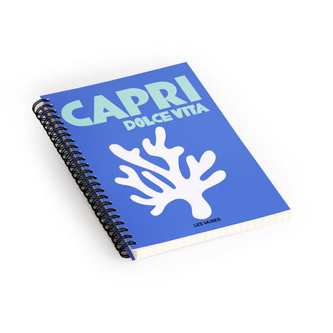 les muses capri dolce vita Spiral Notebook