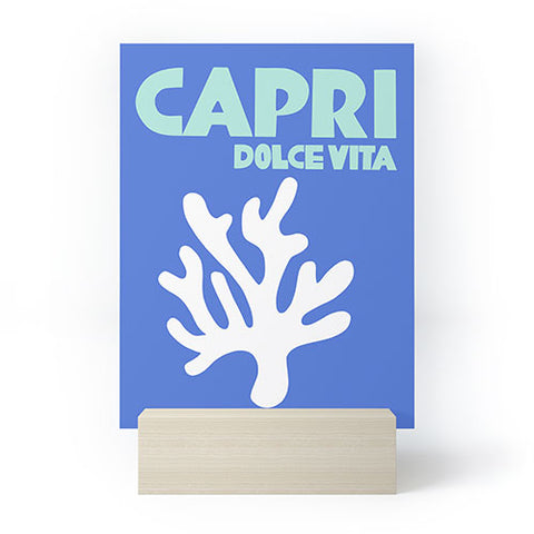 les muses capri dolce vita Mini Art Print