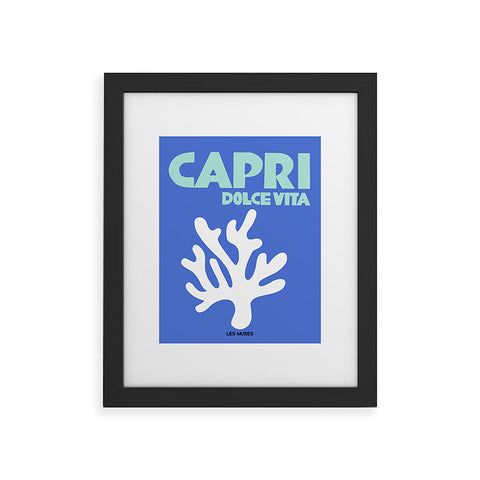 les muses capri dolce vita Framed Art Print