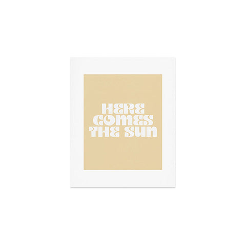 les muses here comes the sun I Art Print