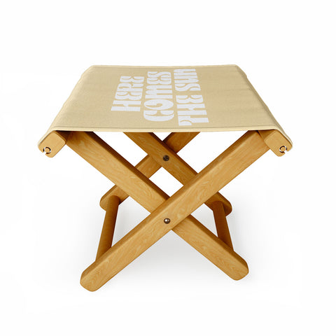 les muses here comes the sun I Folding Stool