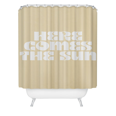 les muses here comes the sun I Shower Curtain