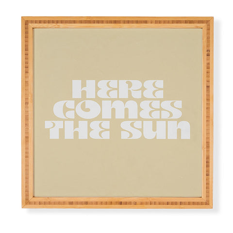 les muses here comes the sun I Framed Wall Art