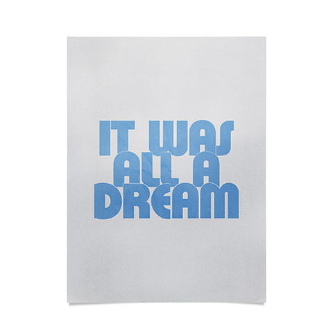 les muses it was all a dream I Poster