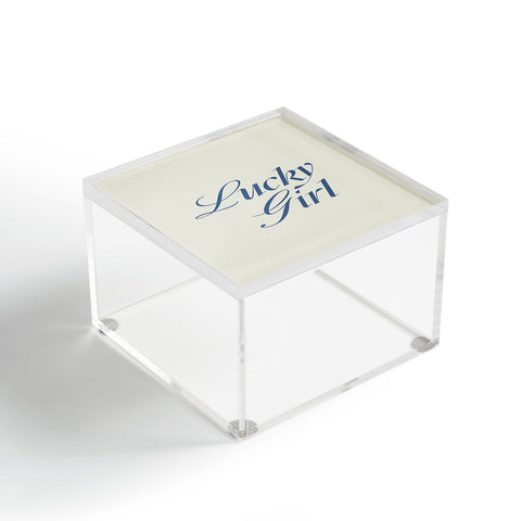 les muses lucky girl Acrylic Box
