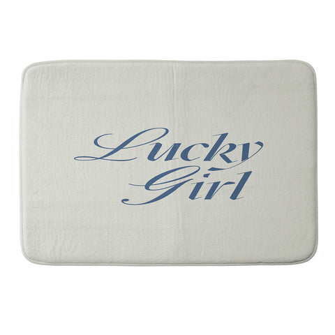 les muses lucky girl Memory Foam Bath Mat
