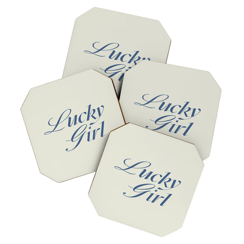 les muses lucky girl Coaster Set