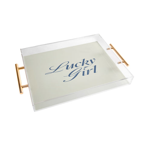 les muses lucky girl Acrylic Tray