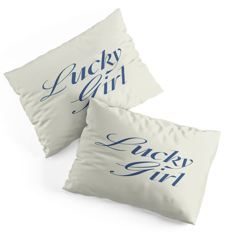 les muses lucky girl Pillow Shams