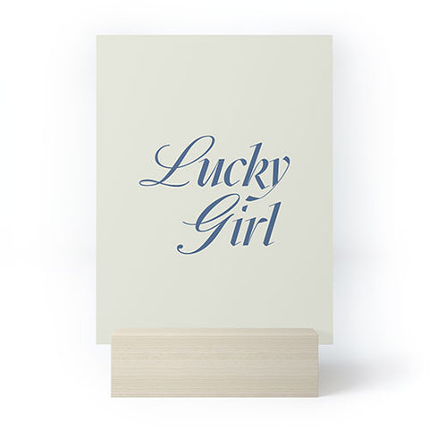 les muses lucky girl Mini Art Print