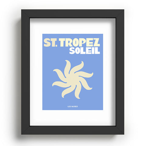 les muses st tropez soleil Recessed Framing Rectangle