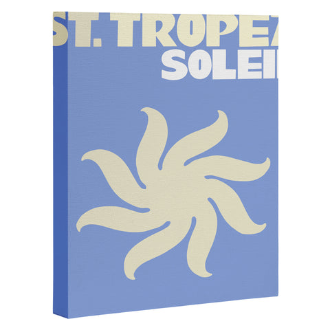 les muses st tropez soleil Art Canvas