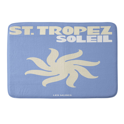 les muses st tropez soleil Memory Foam Bath Mat