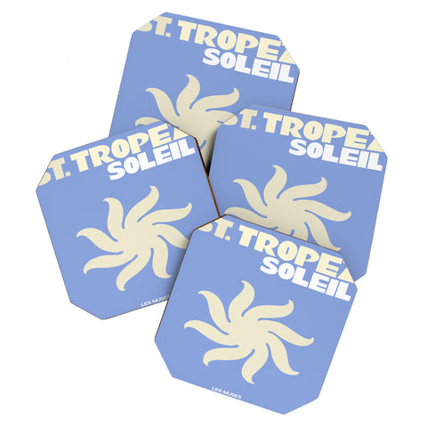 les muses st tropez soleil Coaster Set