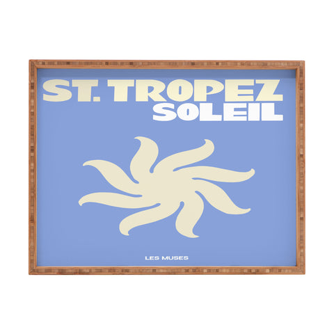 les muses st tropez soleil Rectangular Tray