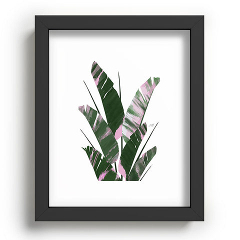 Lindsey Kay Collective Banana Leaf Plant Collage Recessed Framing Rectangle