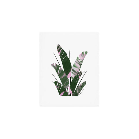 Lindsey Kay Collective Banana Leaf Plant Collage Art Print