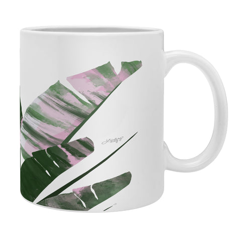 Lindsey Kay Collective Banana Leaf Plant Collage Coffee Mug