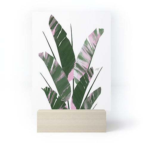 Lindsey Kay Collective Banana Leaf Plant Collage Mini Art Print