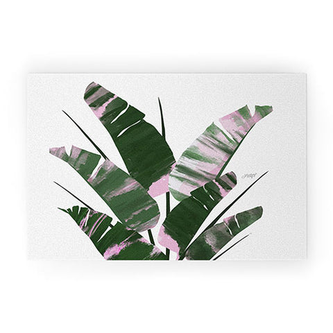 Lindsey Kay Collective Banana Leaf Plant Collage Welcome Mat