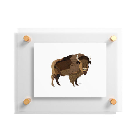Lindsey Kay Collective Buffalo Collage Floating Acrylic Print