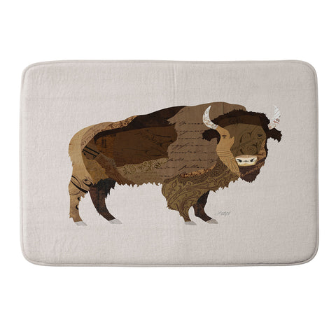 Lindsey Kay Collective Buffalo Collage Memory Foam Bath Mat