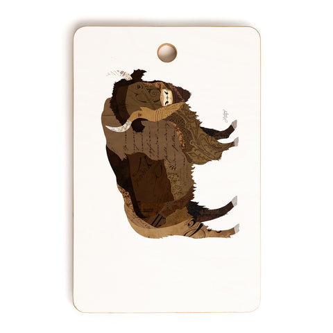 Lindsey Kay Collective Buffalo Collage Cutting Board Rectangle