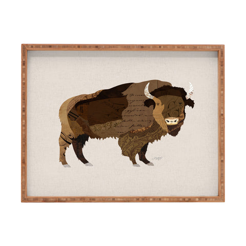 Lindsey Kay Collective Buffalo Collage Rectangular Tray