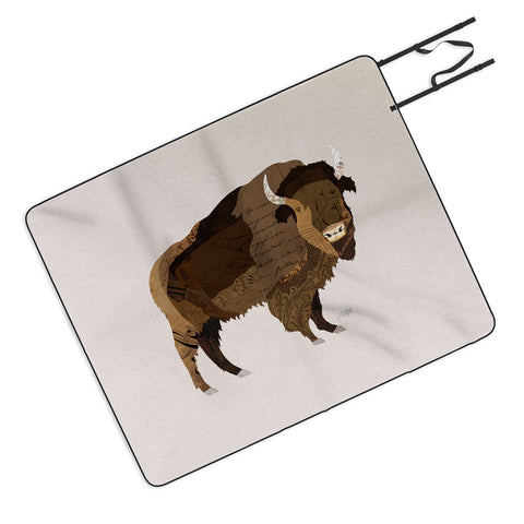 Lindsey Kay Collective Buffalo Collage Picnic Blanket