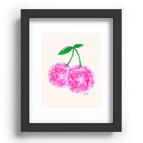 Lindsey Kay Collective Disco Ball Cherries Recessed Framing Rectangle